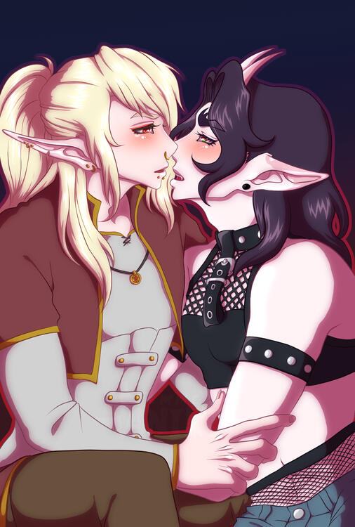 Femme Aniki - Kissu~ man darf ja wol noch liebe verteilen oder?